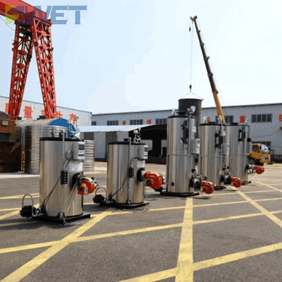 Natural Gas Fired Steam Boiler 50kg 100kg 200kg 300kg Vertical Type Fuel