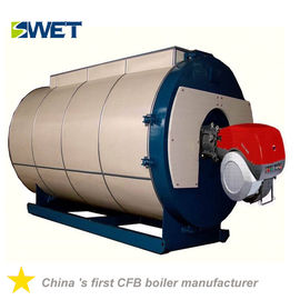 WNS 6t / H Gas Steam Boiler , Oil Fired Fire Tube Boiler For Textile Industry