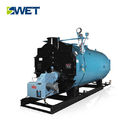 Hi Efficiency 1.6mpa Oil Gas Steam Boiler , Blue Color Horizontal Steam Boiler